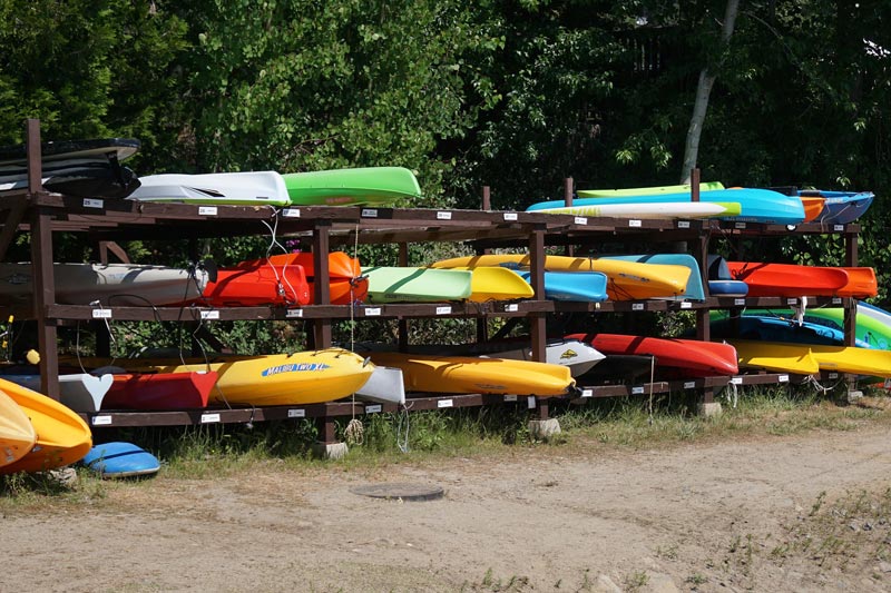 Picture representation of watersports activities suitable for KS2 school residential trips