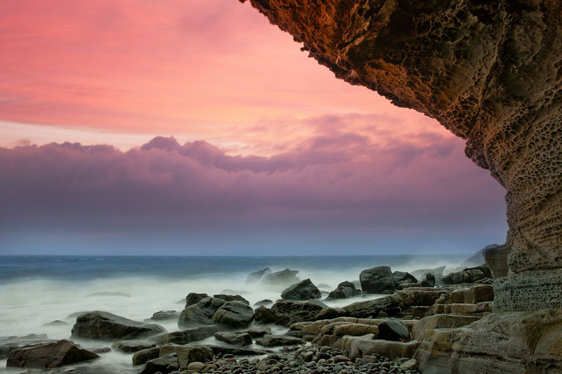 Picture of section of British coastline